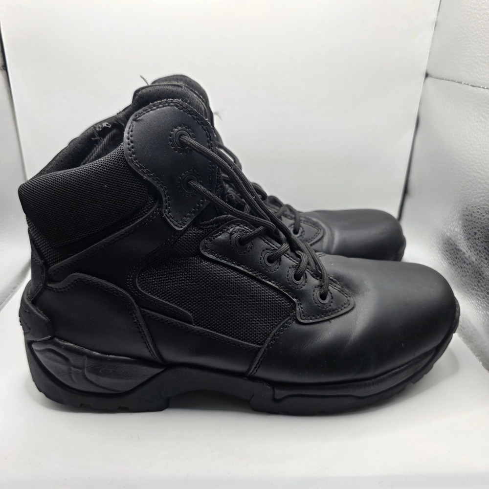 Nortiv8 Mens Military Tactical Boots Black Side Zip Work Combat Boots Size 10.5